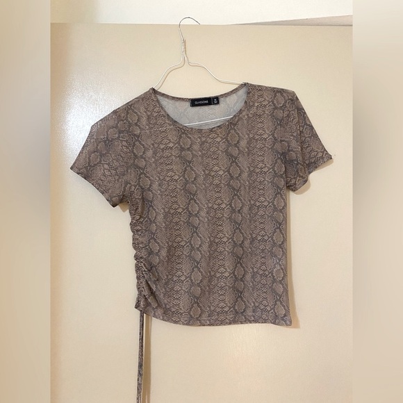 Snakeskin Print Tee - Picture 1 of 4